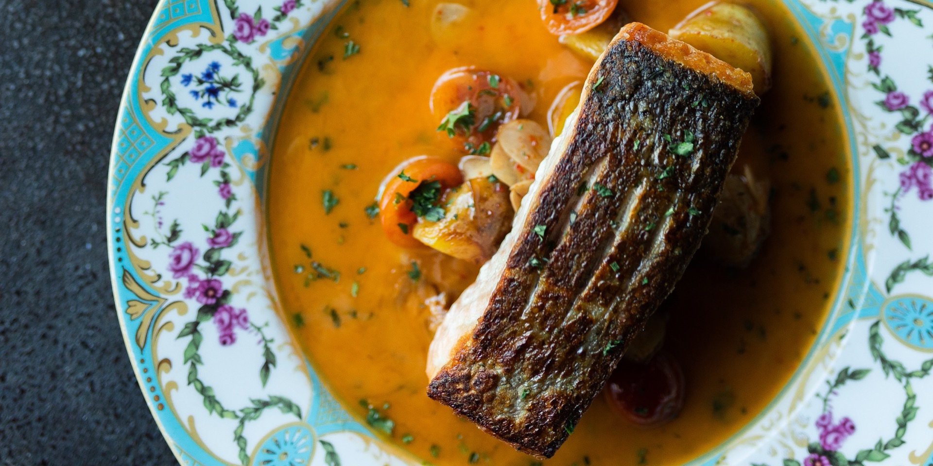 Black cod provençal at Hopfields dinner